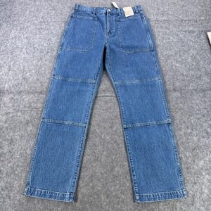 Madewell 90s Straight Utility Jeans Womens 30 Blue High Rise Straight Leg Denim